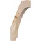 Ekena Millwork 3 1/2"W x 16"D x 28"H Imperial Smooth Knee Brace, Douglas Fir BRC04X16X28IMP00SDF - alternate 1